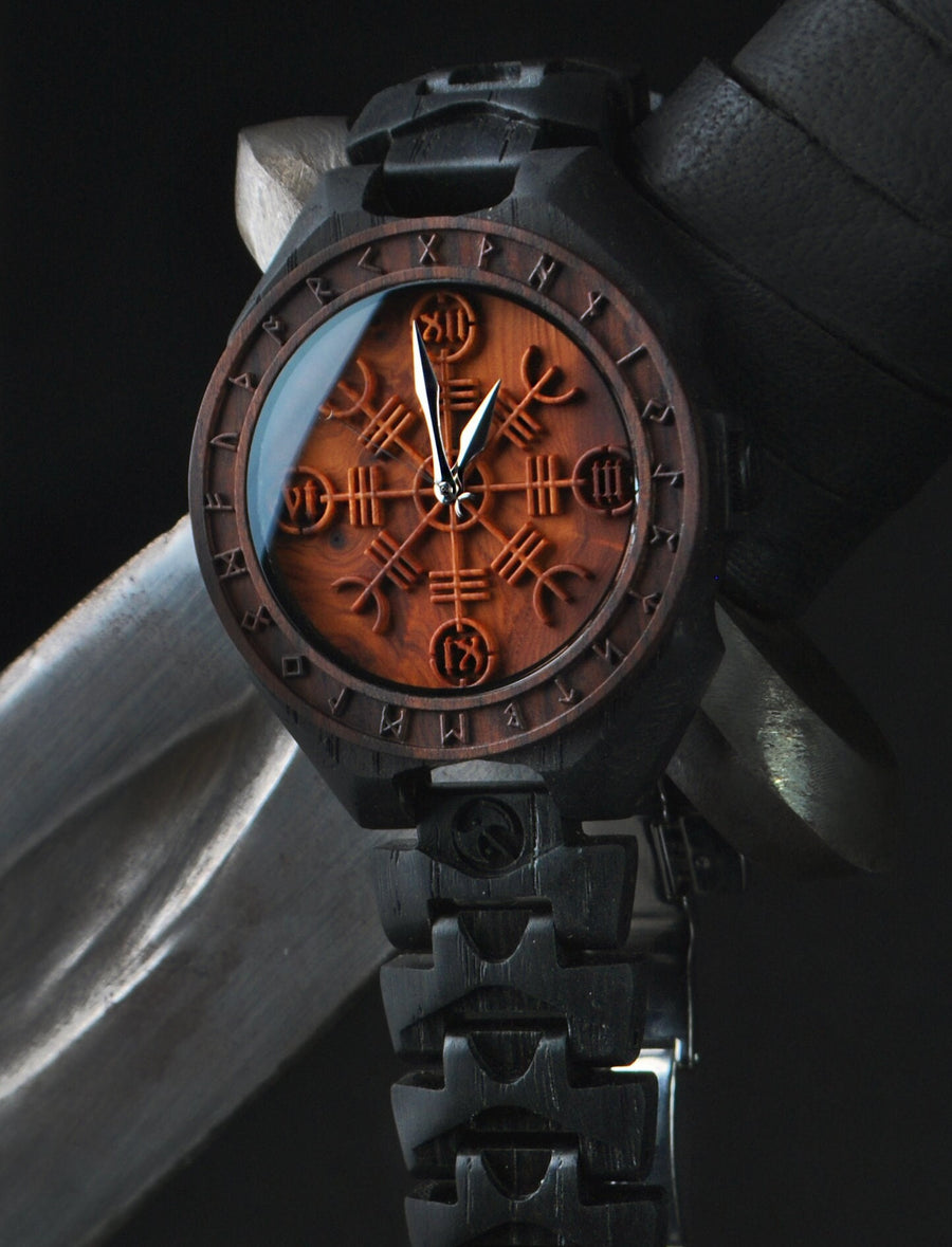 Helm of Awe — Norse Wooden Watch