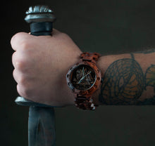 Valknut Bear — Norse Wooden Watch