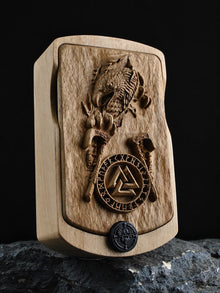 Viking Warrior — Norse Wooden Watch