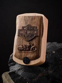 Biker Skull — Wooden Watch