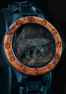Polar Bear — Blackwood Wooden Watch