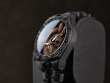 Custom Portrait Watch — Bespoke Wooden Timepiece