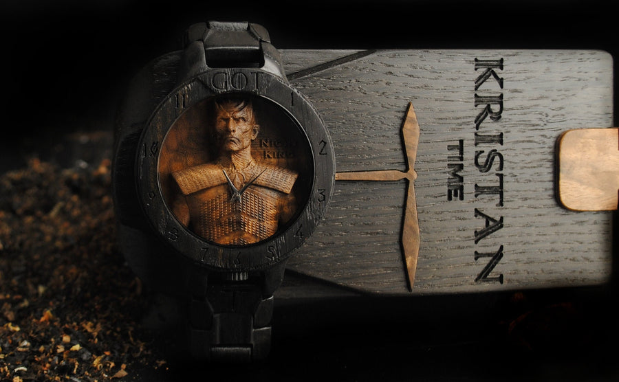 Ice Dragon — Bog Oak Fantasy Watch