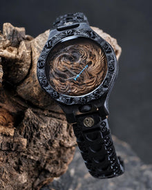 Phoenix Dragon — Yin Yang Wooden Watch