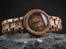 Jesus & Lion — Walnut Wooden Watch