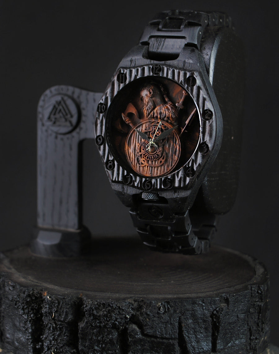 Warrior — Dark Viking Wooden Watch