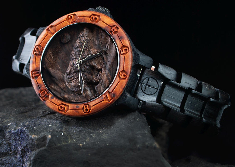 Polar Bear — Blackwood Wooden Watch
