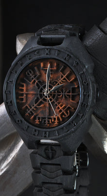 Vegvisir — Bog Oak Watch Set