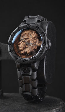 Lion — Blackwood Wooden Watch