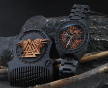 Vegvisir — Bog Oak Watch Set