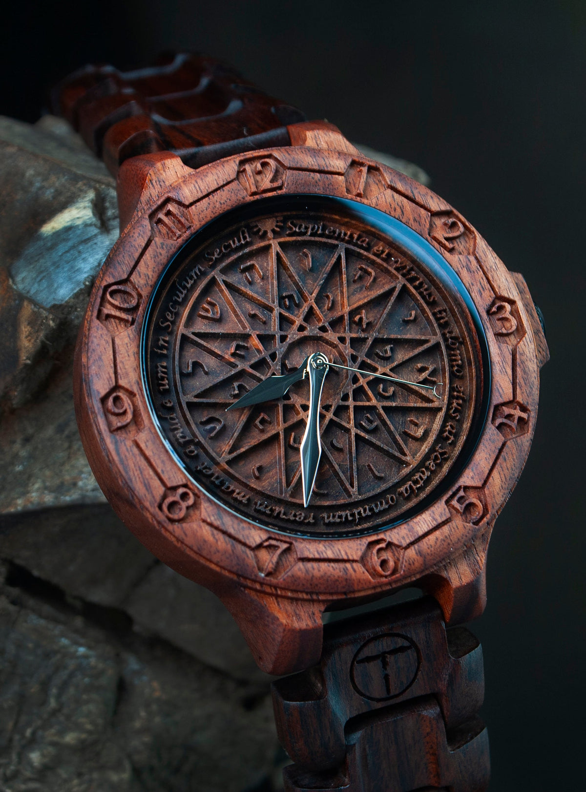 Solomon Pentacle — Palisander Wooden Watch