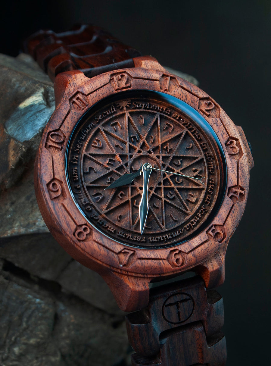 Solomon Pentacle — Palisander Wooden Watch
