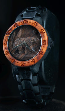 Polar Bear — Blackwood Wooden Watch