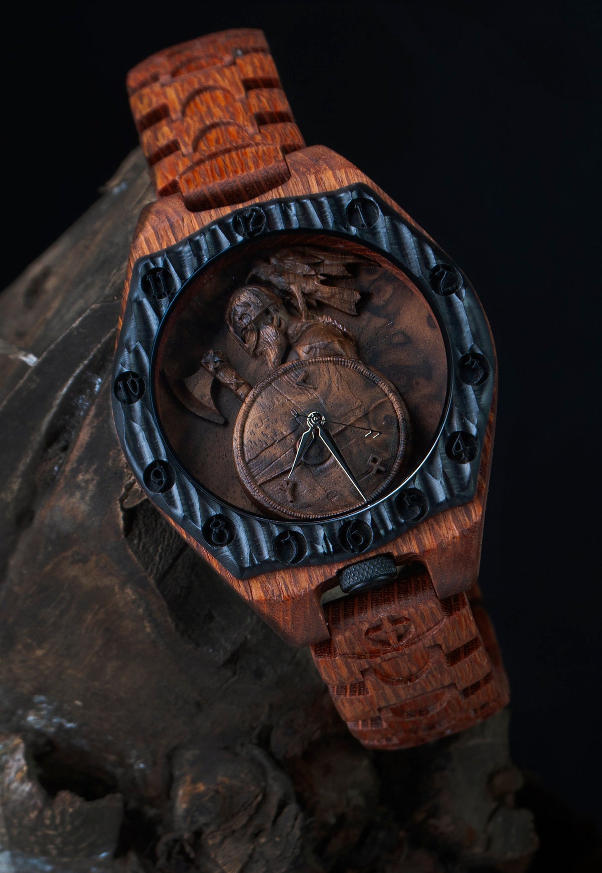 Viking — Leopardwood Watch