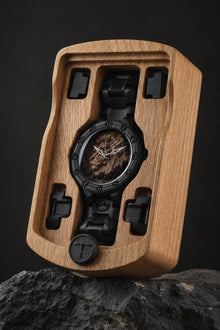 Lion — Blackwood Wooden Watch