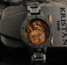 Lonely Warrior — Bog Oak Wooden Watch
