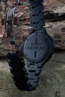 Bear & Bull — Bog Oak Wooden Watch