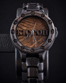 Custom Corporate Watch — Bespoke Wooden Timepiece