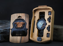 Vegvisir — Bog Oak Watch Set