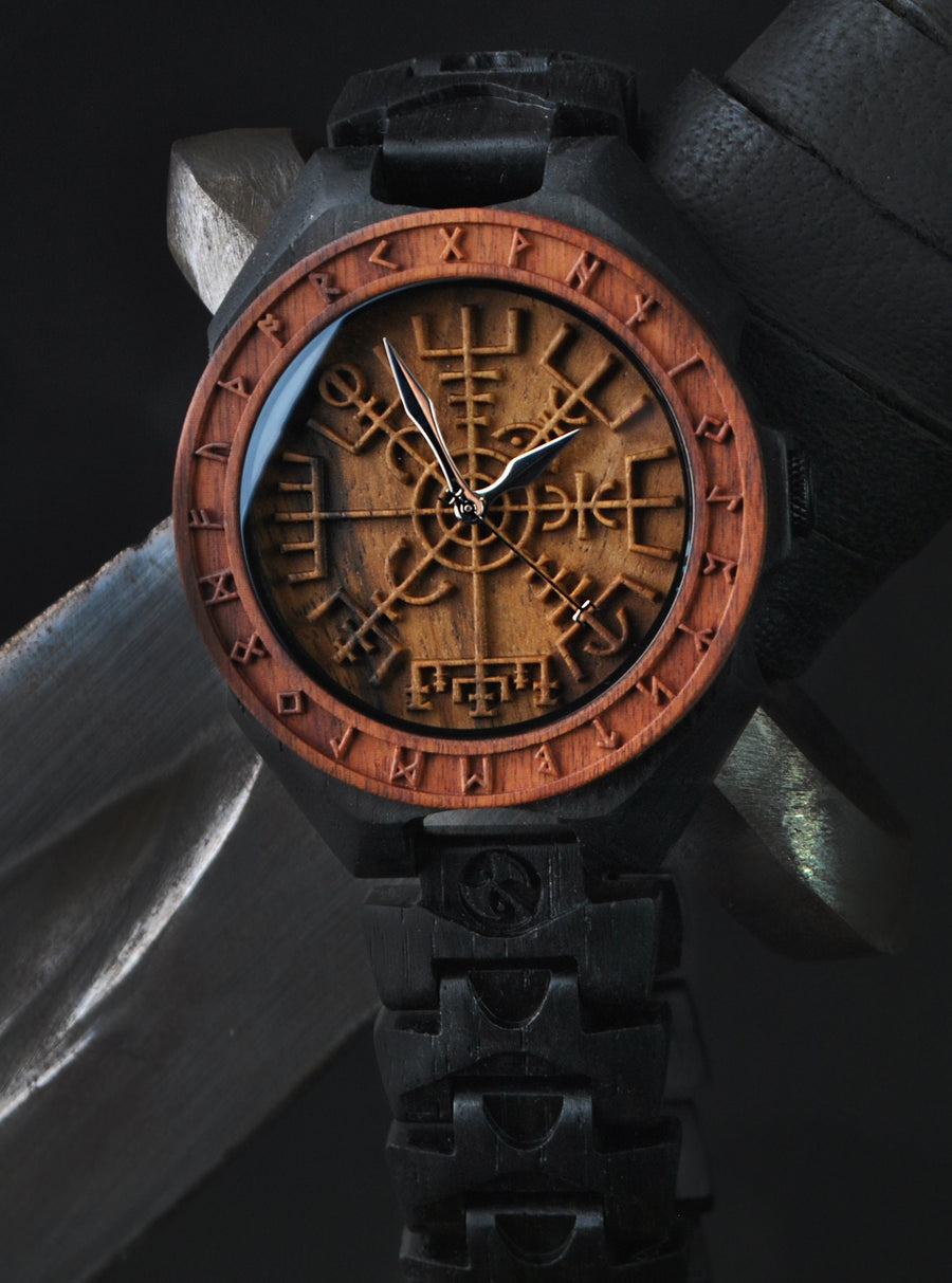 Vegvisir — Norse Wooden Watch