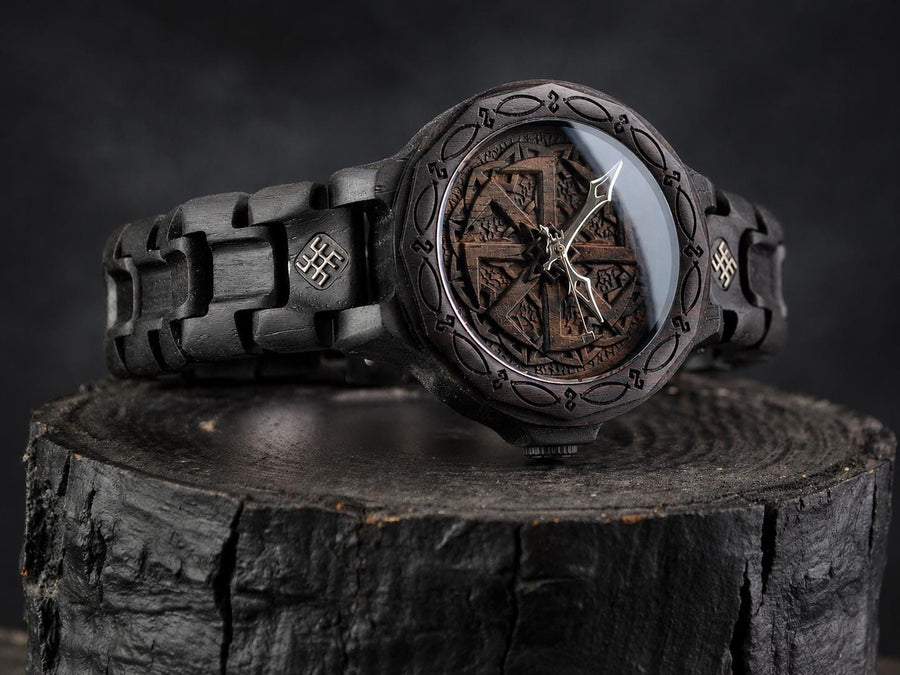 Slavic Symbol — Wooden Watch