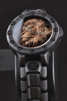 Lion — Blackwood Wooden Watch