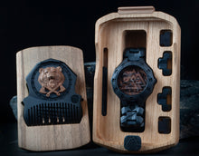 Valknut Bear — Bog Oak Watch Set