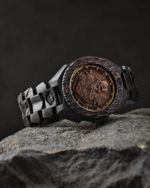 Biker Skull — Wooden Watch