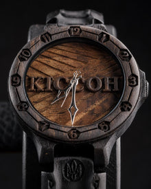 Custom Corporate Watch — Bespoke Wooden Timepiece