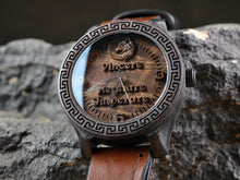 Wolf — Leather Strap Wooden Watch