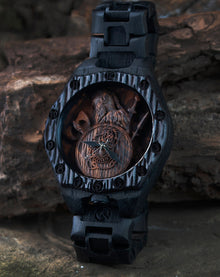 Warrior — Dark Viking Wooden Watch