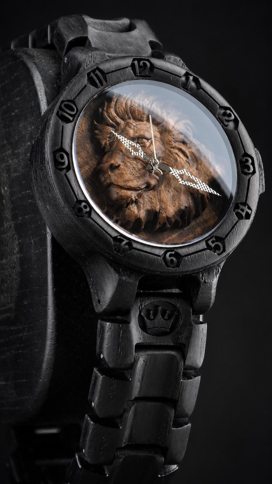 Lion — Blackwood Wooden Watch