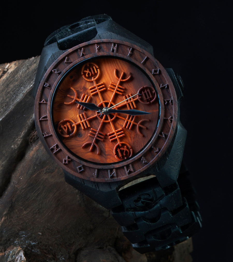 Helm of Awe — Norse Wooden Watch
