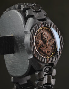 Biker Skull — Wooden Watch