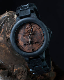 Lone Wolf — Bog Oak Wooden Watch