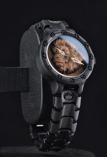 Lion — Blackwood Wooden Watch