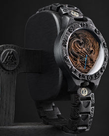 Phoenix Dragon — Yin Yang Wooden Watch