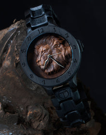 Lion — Walnut Burl Wooden Watch